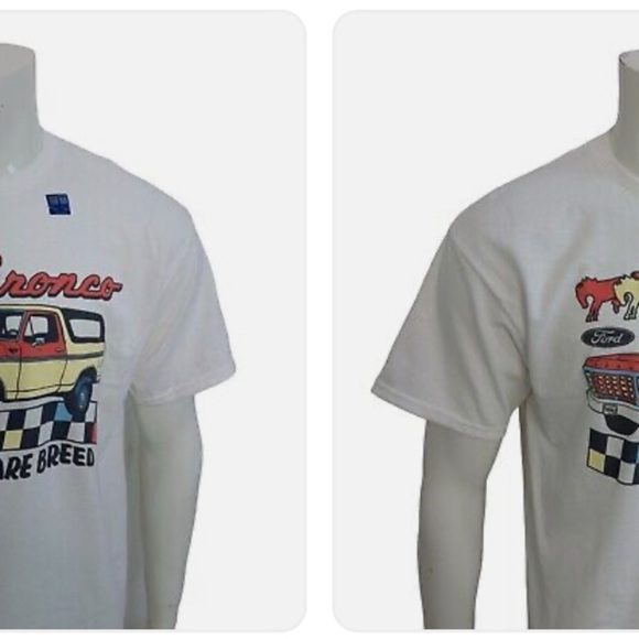 Ford Bronco Graphic White T-Shirt - Picture 4 of 4